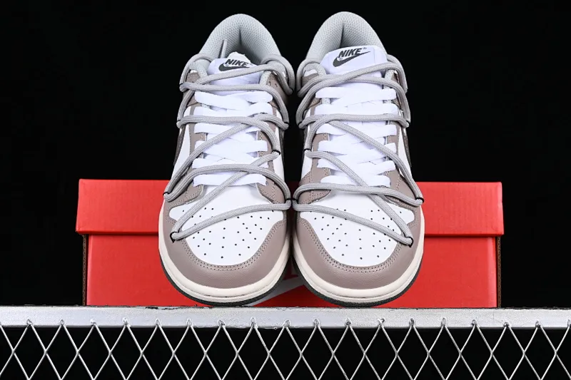 All categories Nk SB Dunk series Nk SB Dunk Low low-top sneakers Nk Dunk Low Retro customized version of deconstructed strappy low-top casual sneakers DD1503-117